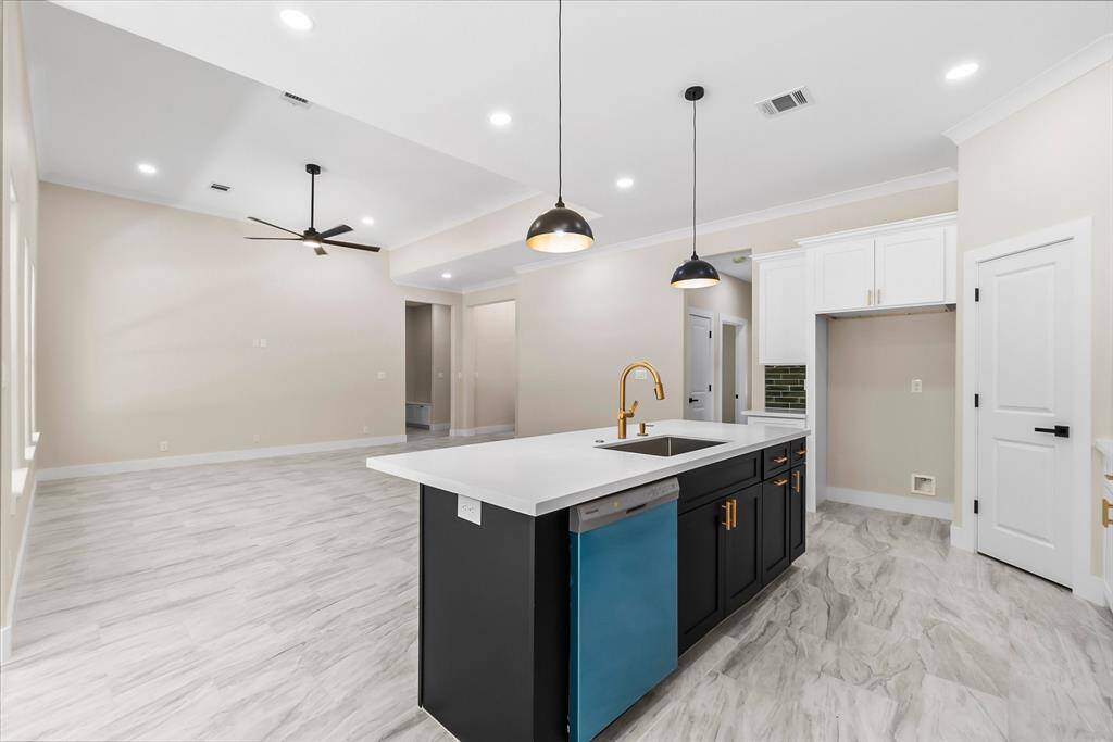 Spacious walk in pantry.