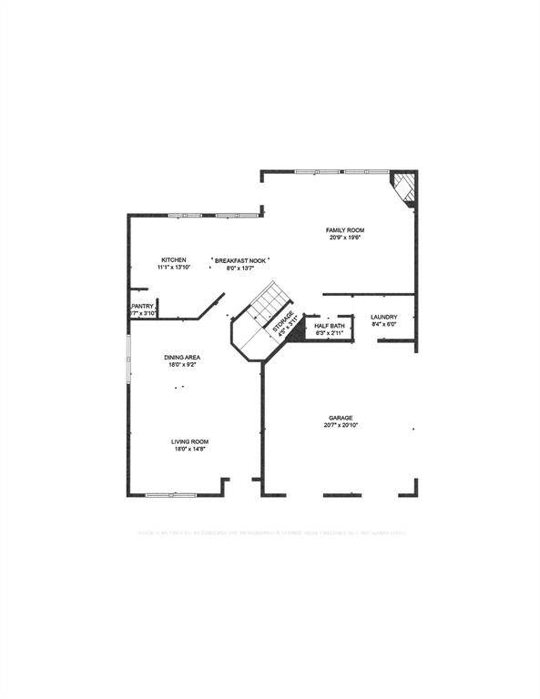 Floorplan of the first floor for your reference.