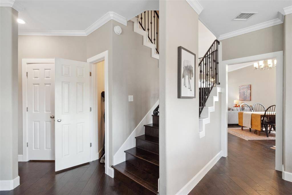 Great storage under the stairs.  Let's head up to the second floor.