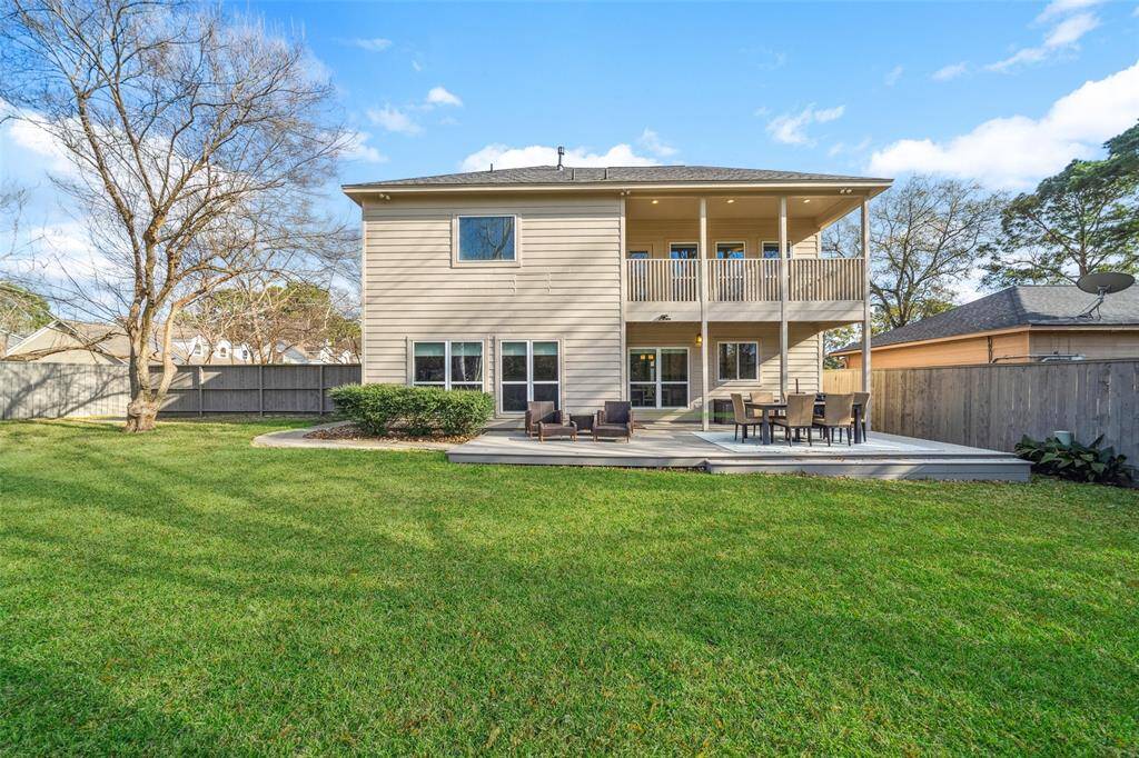 Enjoy the privacy on your rebuilt back deck.