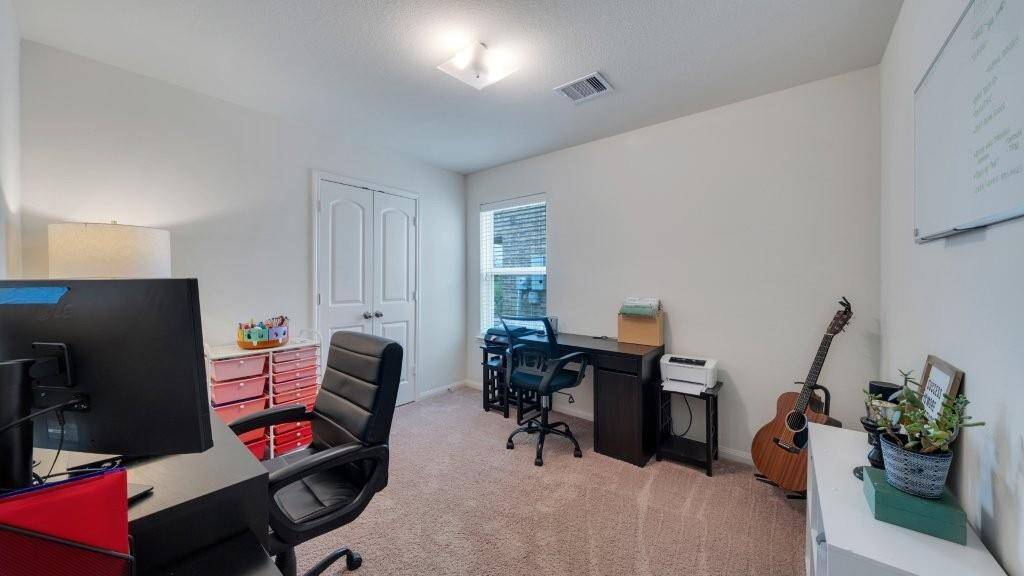 3rd bedroom used as an office!