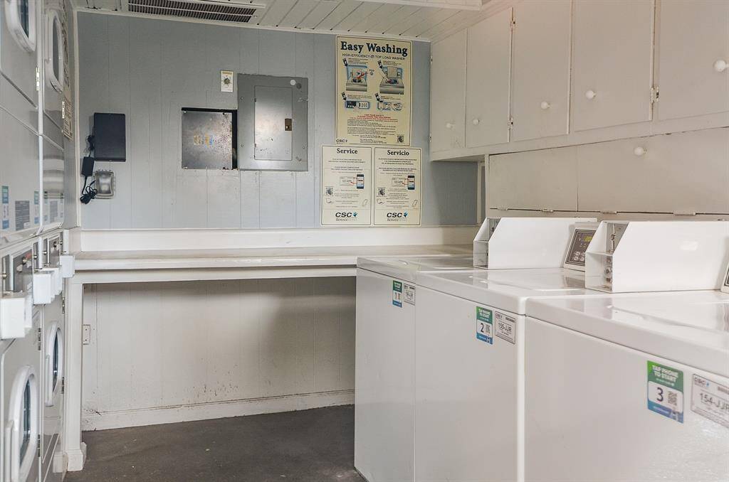 community laundry room