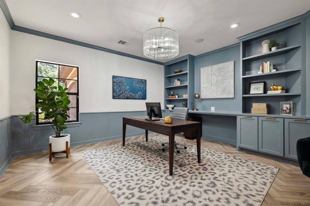 Downstairs private study
