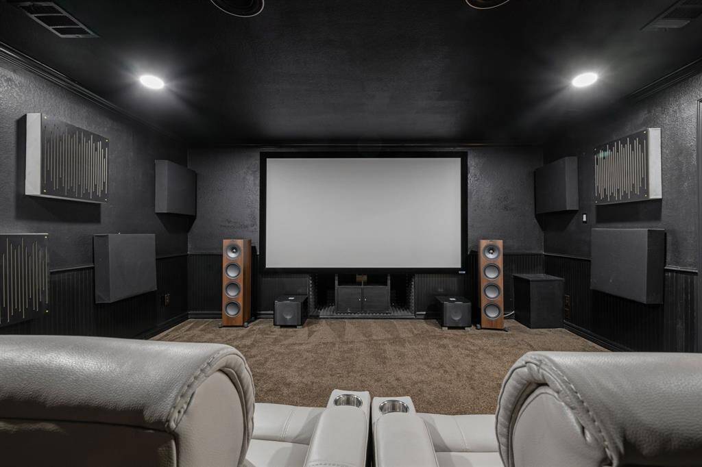 Upstairs media room