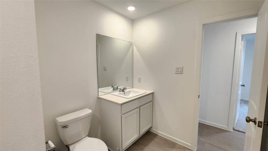 Hallway bathroom