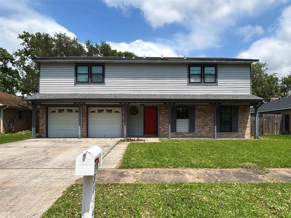 Welcome to this beautifully updated 2-story home in Pearland! Featuring 4 spacious bedrooms, 2.5 baths, a cozy fireplace, and a 2-car garage, this charming brick and siding exterior offers great curb appeal with a bold red front door. Enjoy a large fenced backyard perfect for entertaining, plus central air and heat for year-round comfort. Located in the established Heritage Green neighborhood, this home is move-in ready and full of charm!