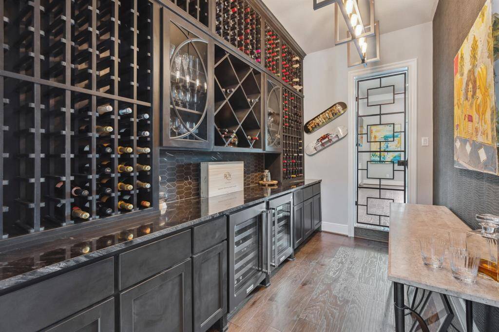 Wine Room located off of the Family Room.