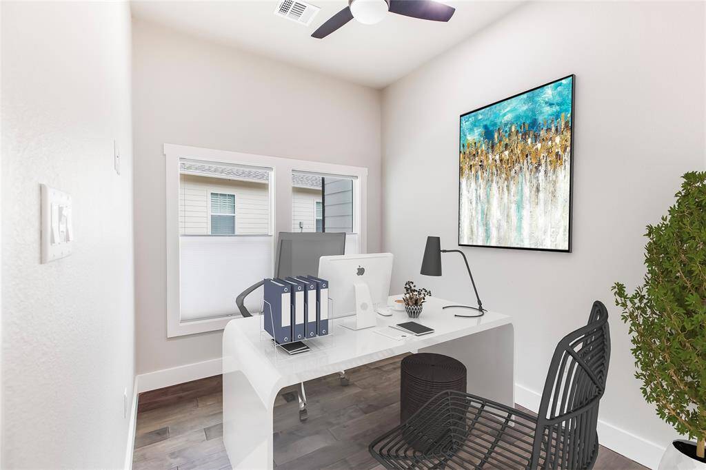 Virtually Staged 3rd bedroom or study