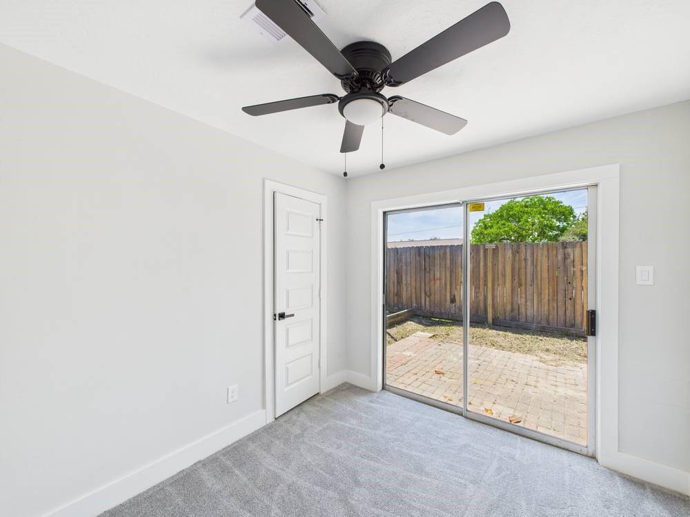 3rd Bedroom Downstairs with access to backyard