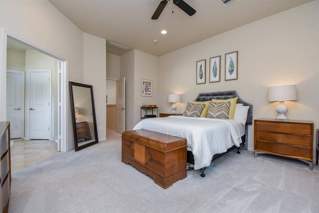 Your beautiful private retreat is just footsteps from your primary ensuite bath.