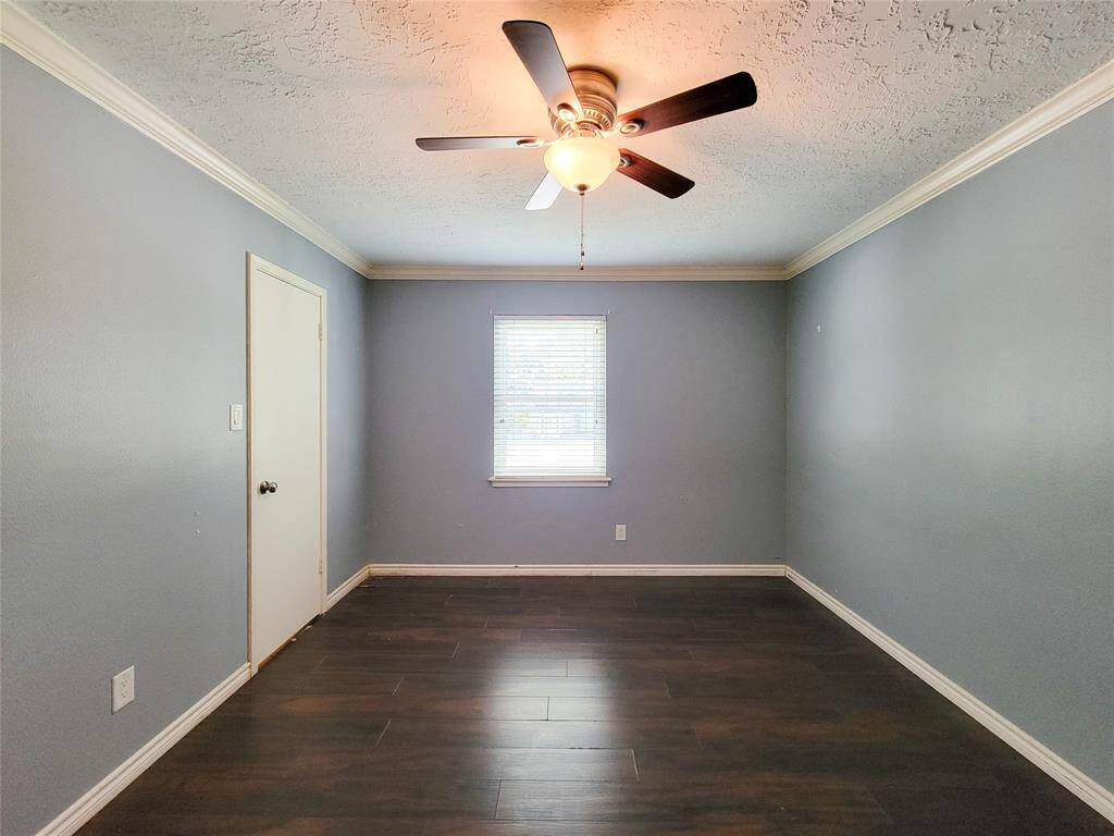 One of the four spacious bedrooms