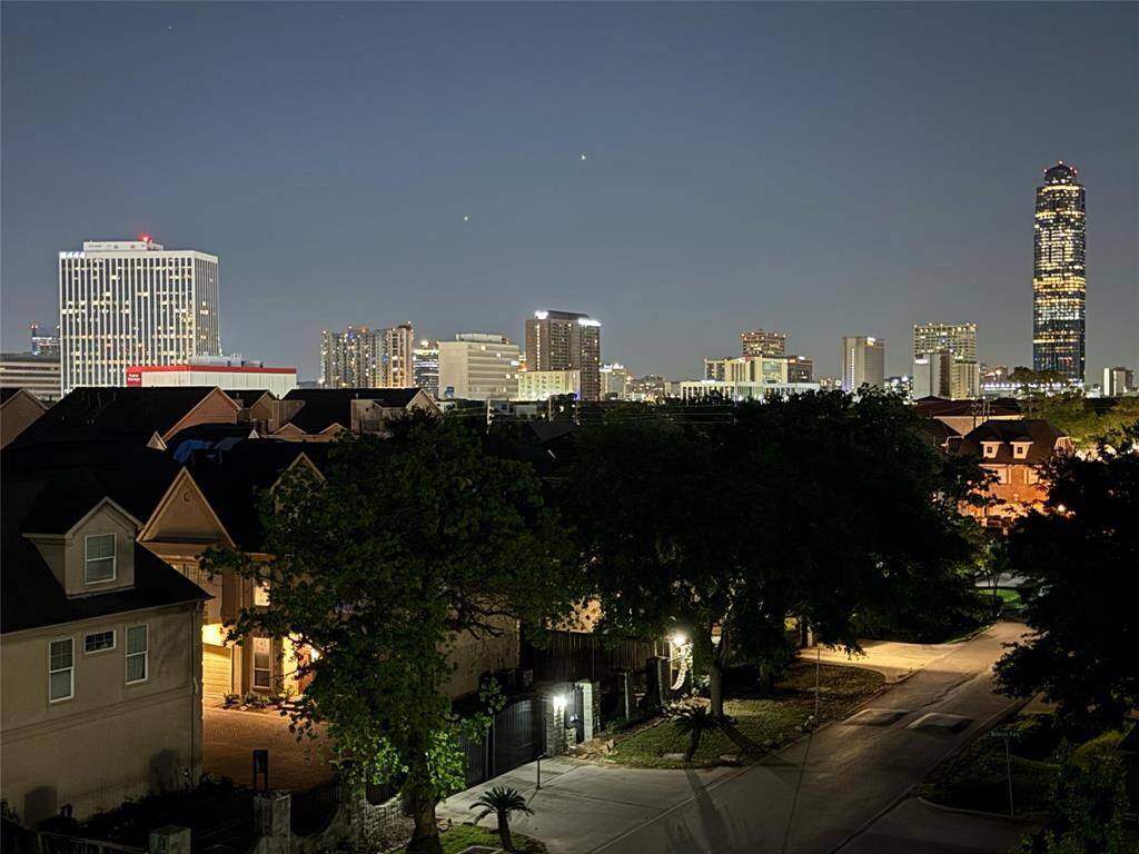 View from rooftop terrace of similar plan