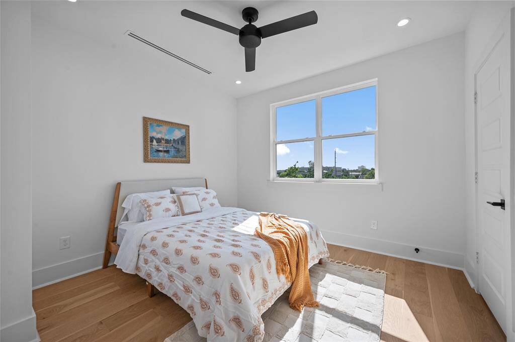 View of third bedroom on fourth floor from similar plan