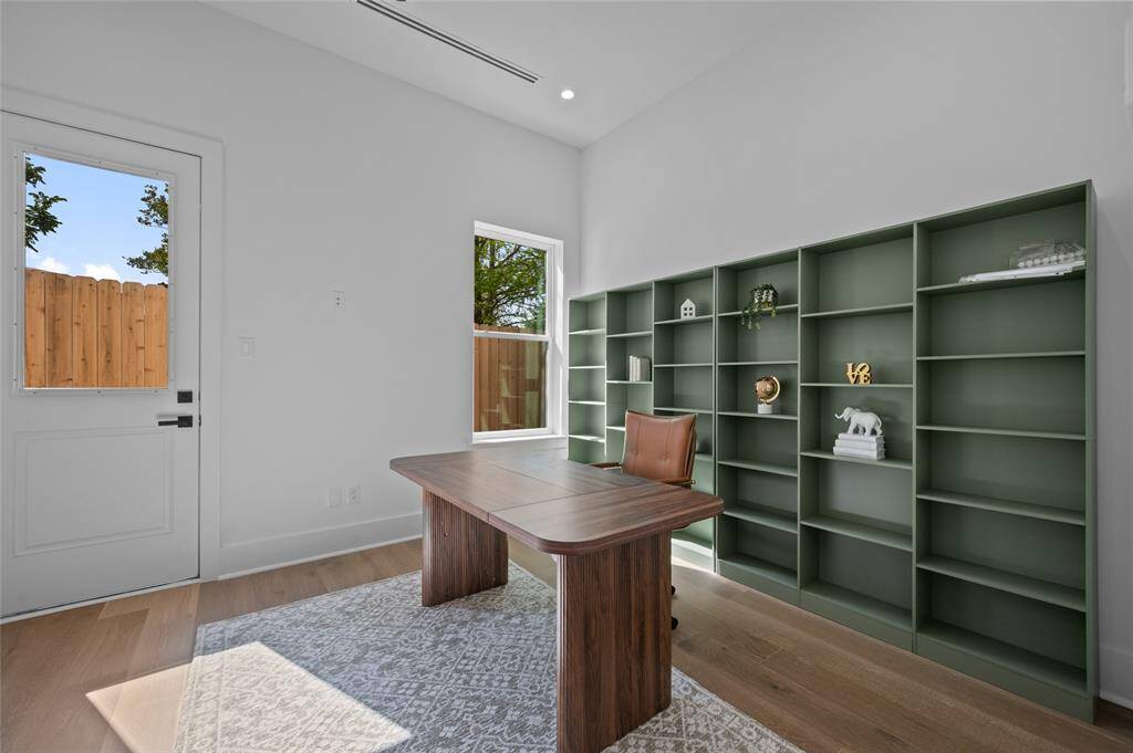 View of Study from similar plan. Note that it can also function as a fourth bedroom