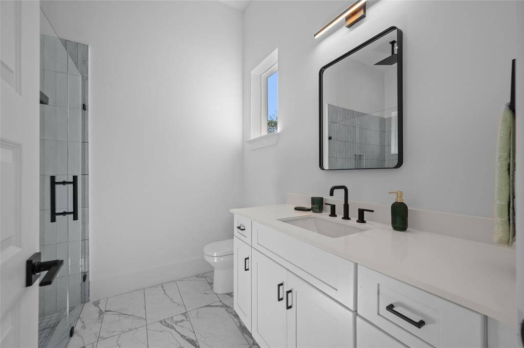 View of en-suite bath for fourth bedroom in similar plan