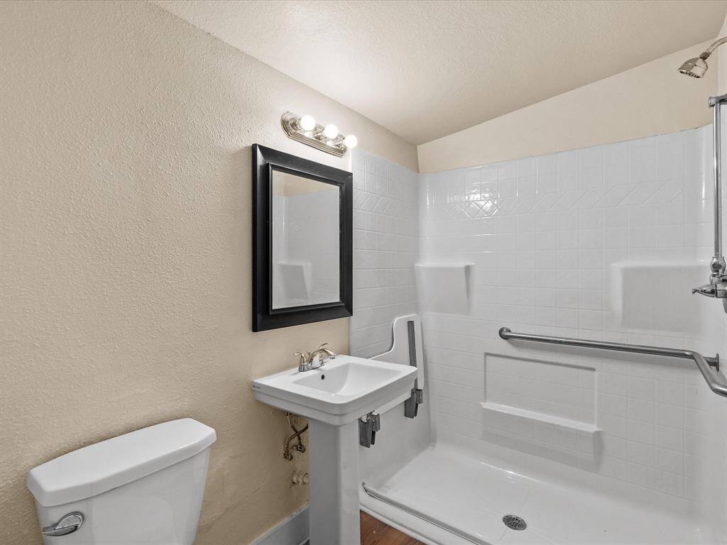 Downstairs bathroom.