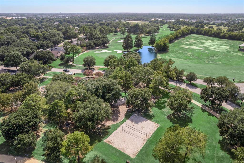 Sand volleyball, picnic tables, walking trail and playscape at the park!