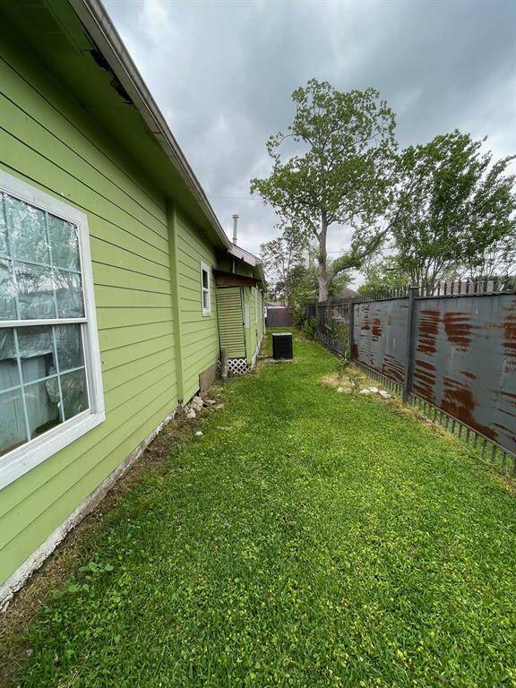North side of home