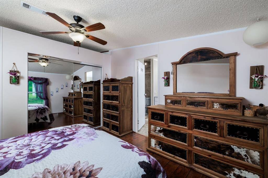 Primary bedroom with enlarged closet