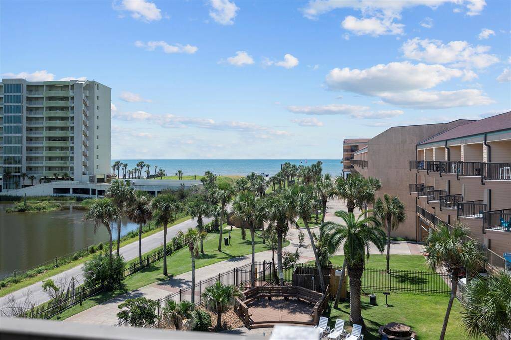Beautiful view of ocean and palms