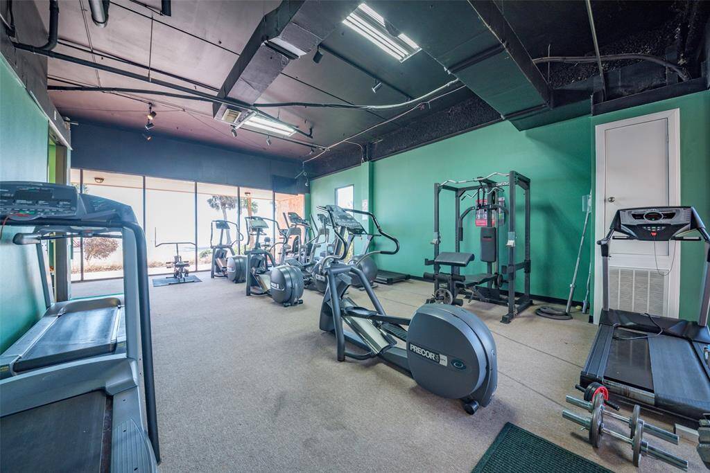 Work out room available
