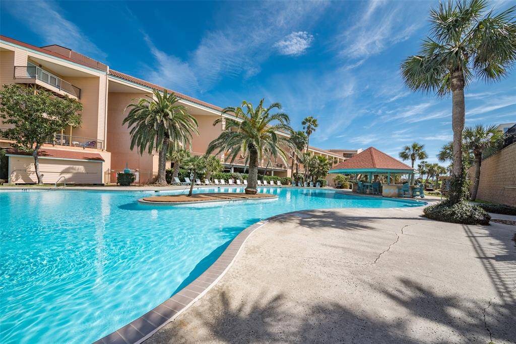 One of the largest pools on Galveston Island.
