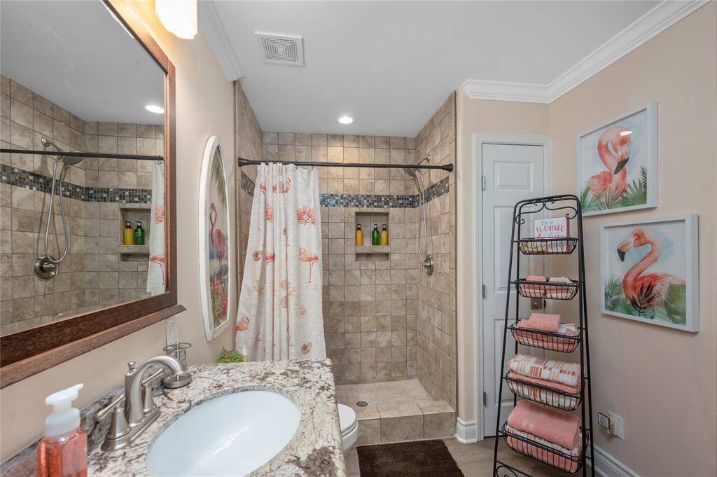 Beautiful tile shower
