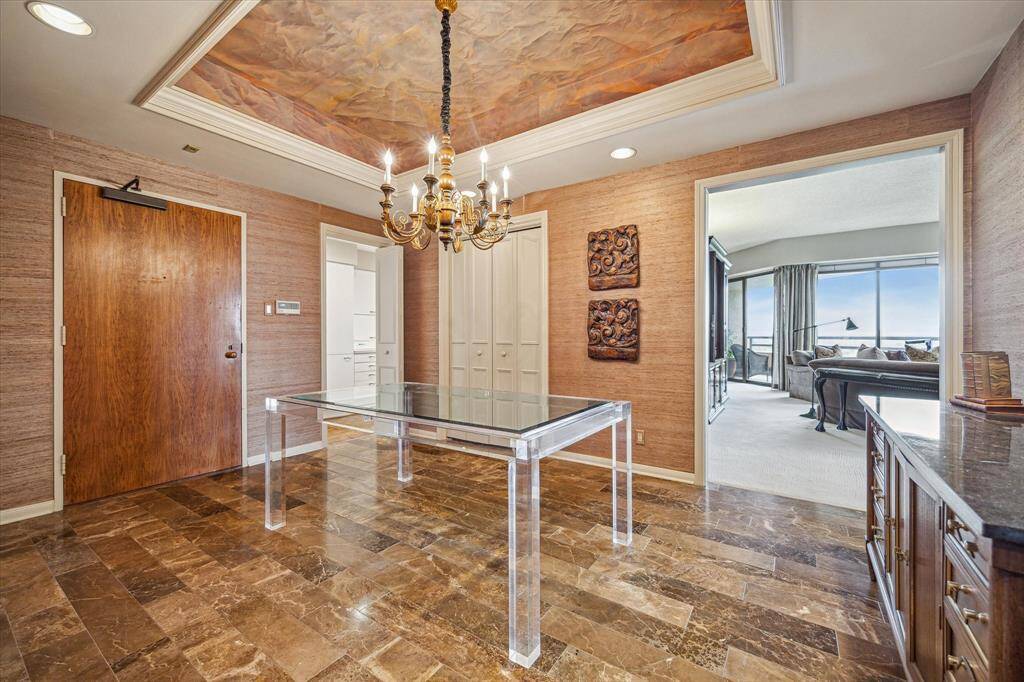 Another view of spacious foyer.