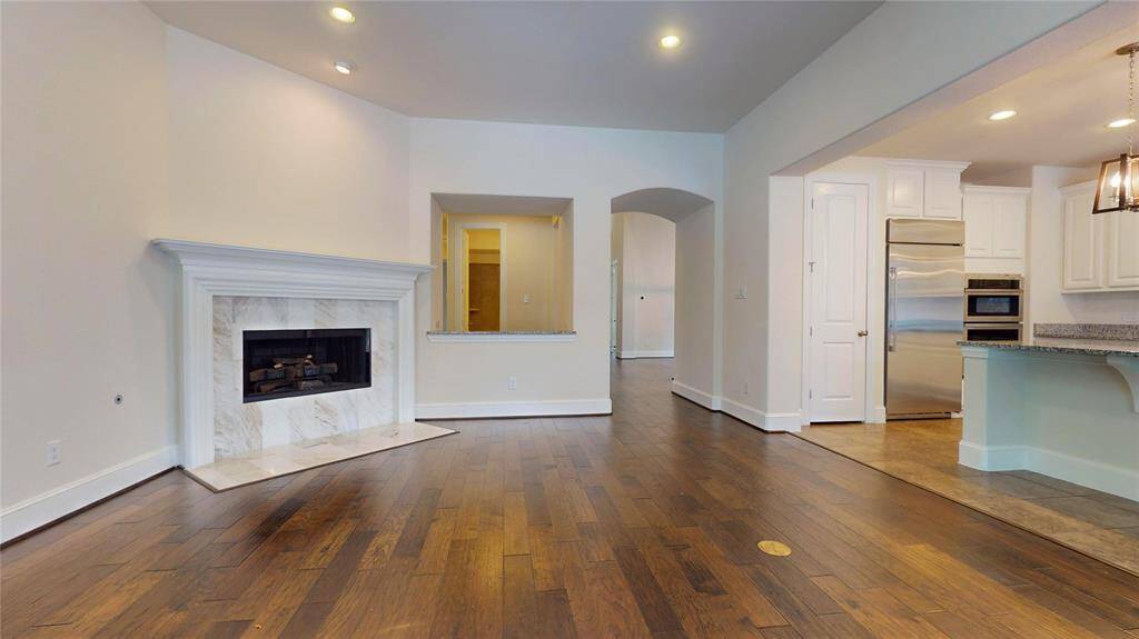 Lovely tile fire place to enjoy in those cold winter nights