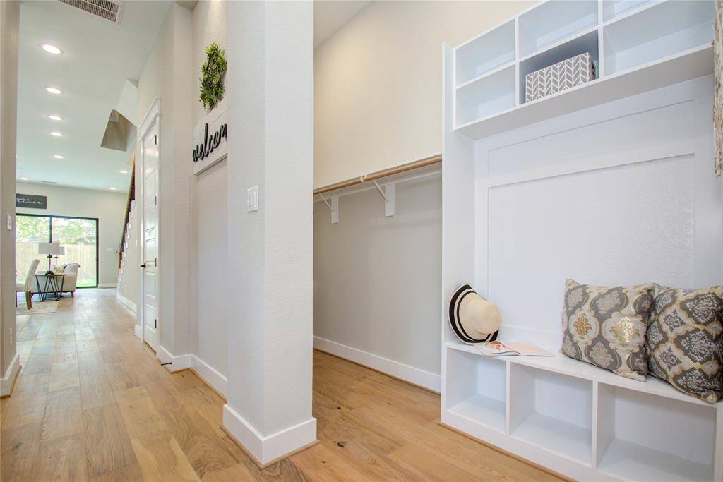 First floor mud room
