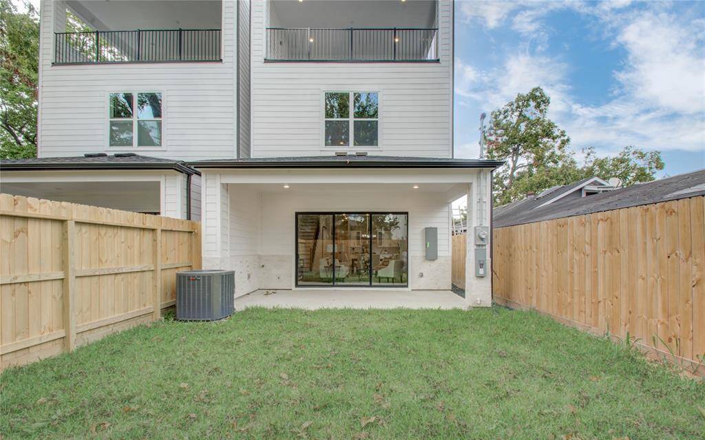 Large backyard with covered Patio pre wired for a full outdoor kitchen