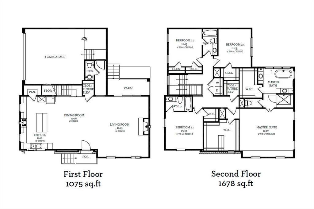 This is the floor plan for 11071 Chatterton Dr.