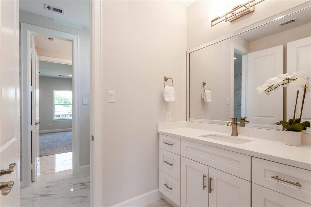 Jack and Jill bathroom