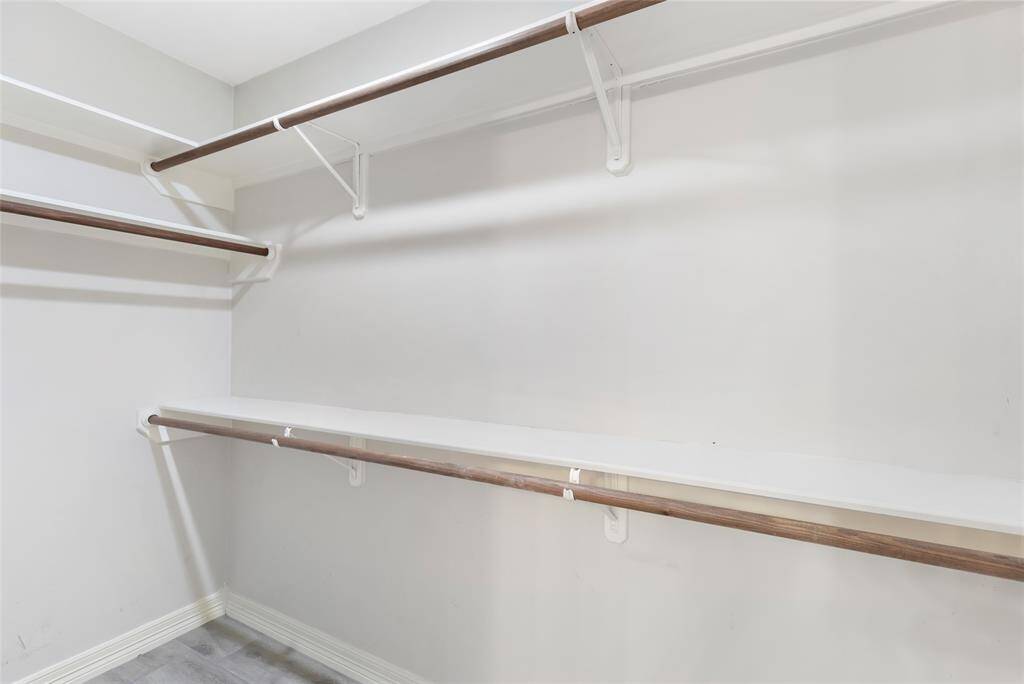 Primary closet