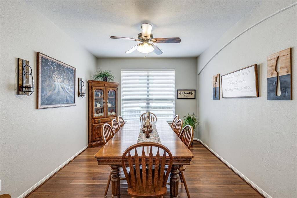 Private dining room with beautiful natural light.