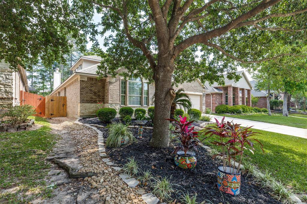 Lush landscaping offers great curb appeal.