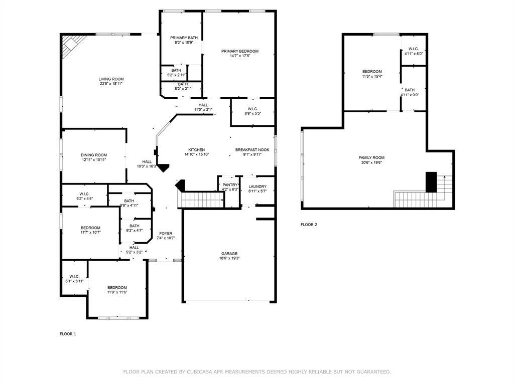 Both floors - most living is on first floor.
