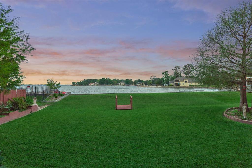 A peaceful nighttime view creates the perfect setting for relaxation and reflection.