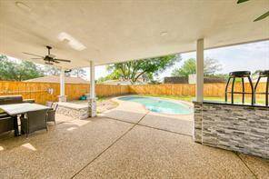 Incredible covered patio!