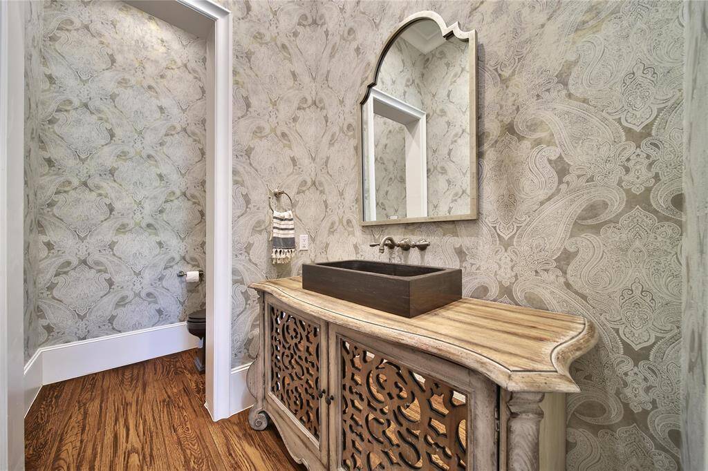 Downstairs powder bath.