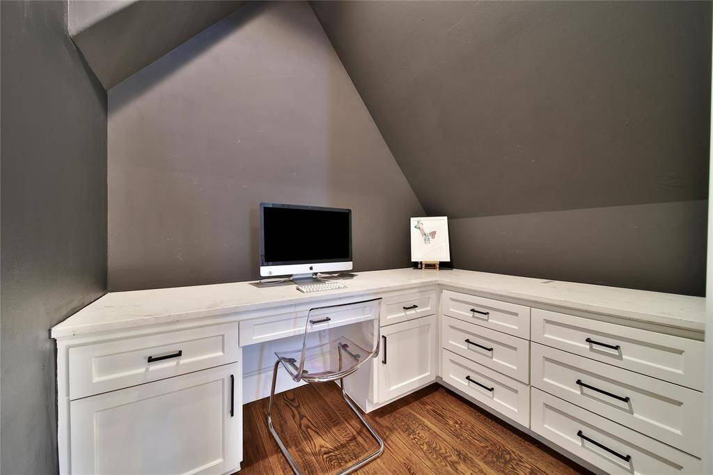 Upstairs homework station.