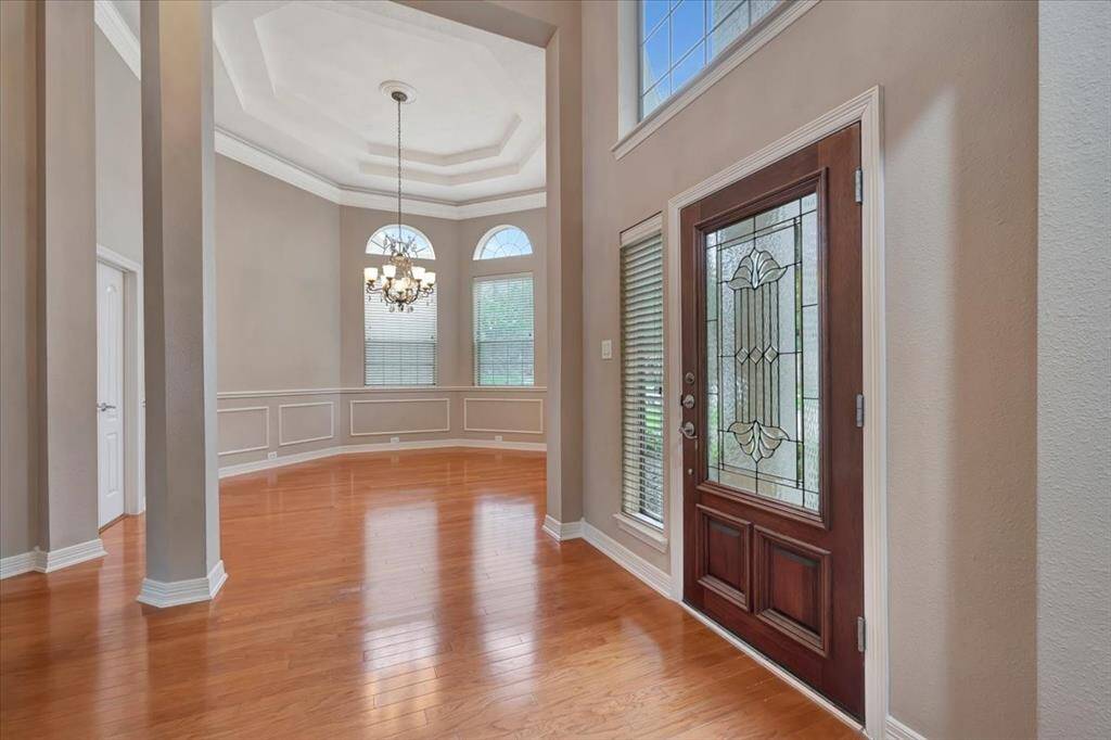 Entry looking into formal dining
