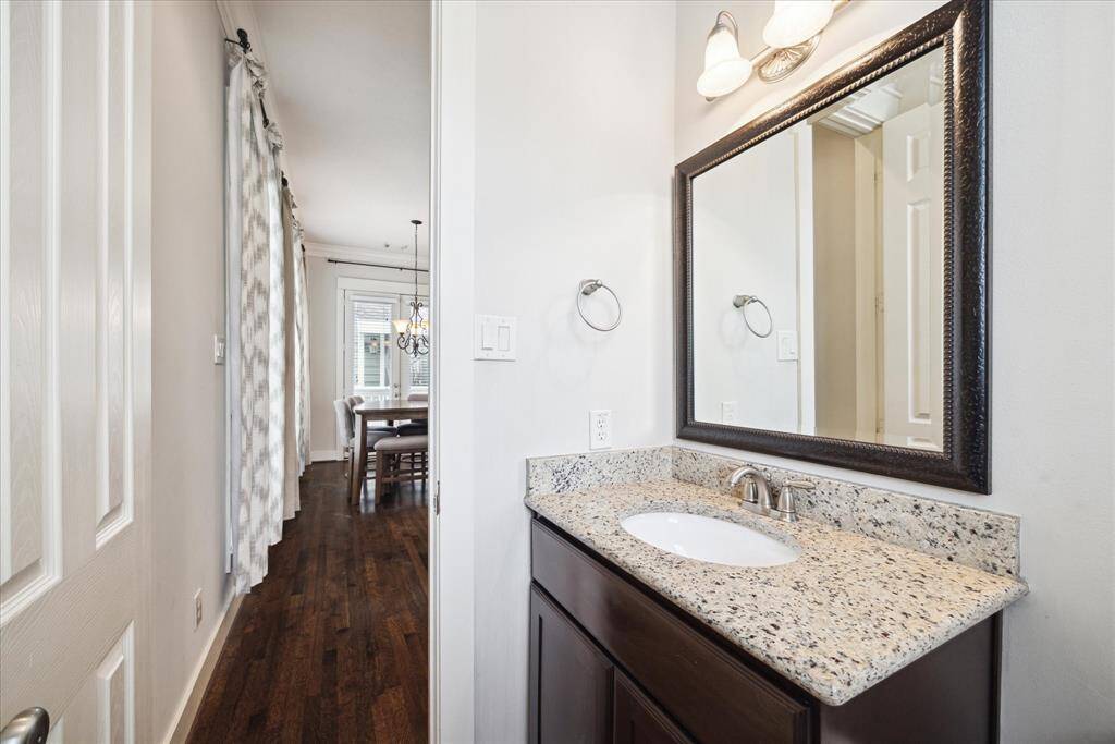 Powder bathroom.
