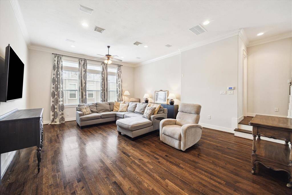 Wide open space within the living room.