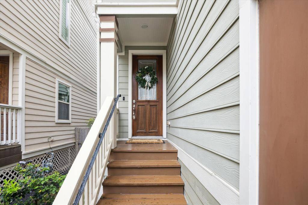 Front door.