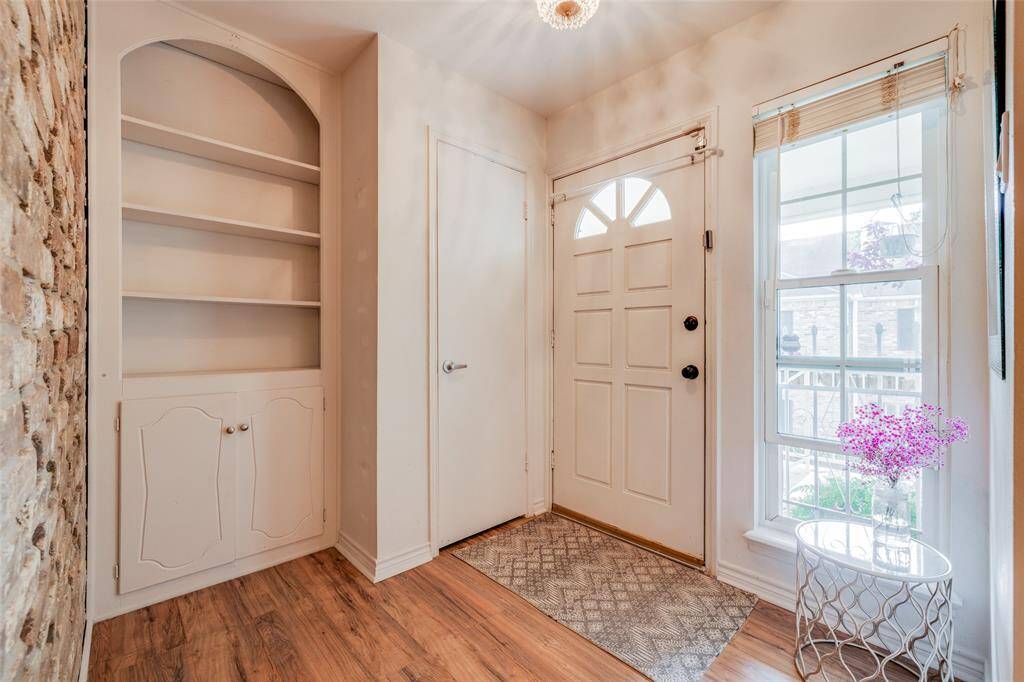 Lovely built-in storage