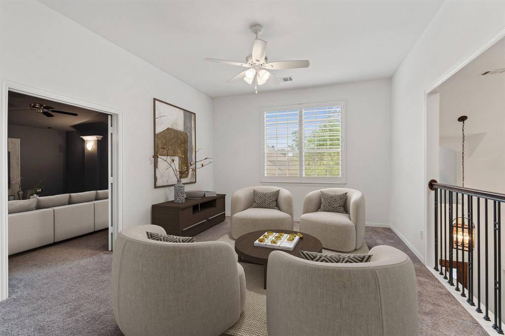 For entertainment enthusiasts, the second level features a an open game room and a media/recreation room.