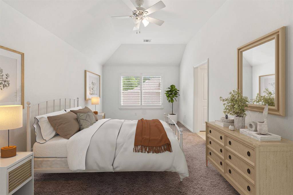 The third bedroom is filled with natural light, offering a bright and comfortable space. Plus it has its own ensuite bathroom.