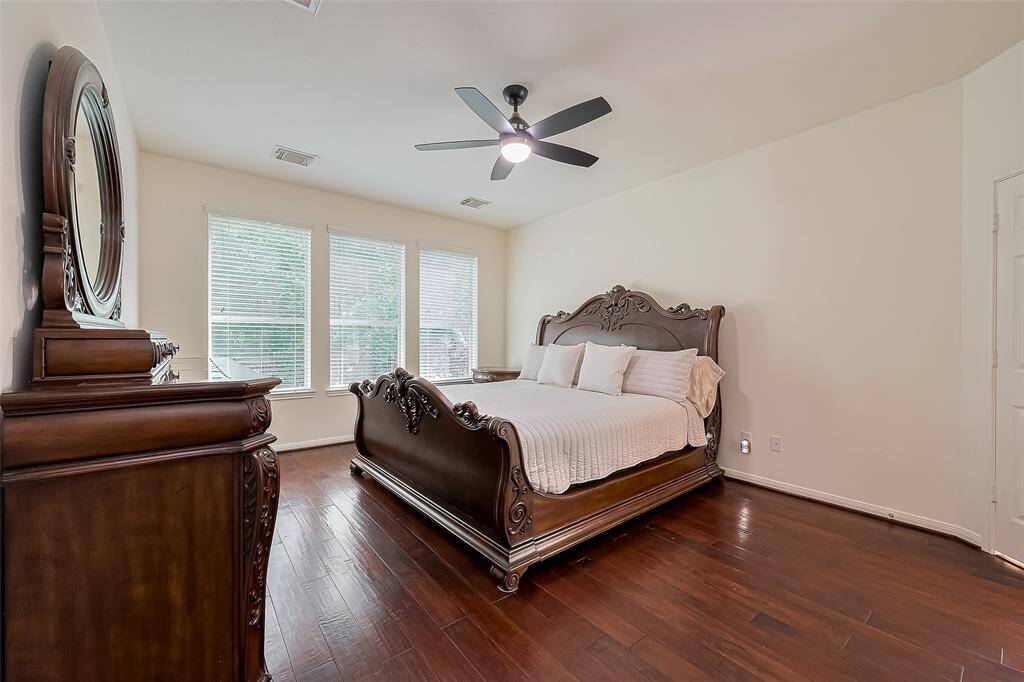 Primary suite with great natural lighting.