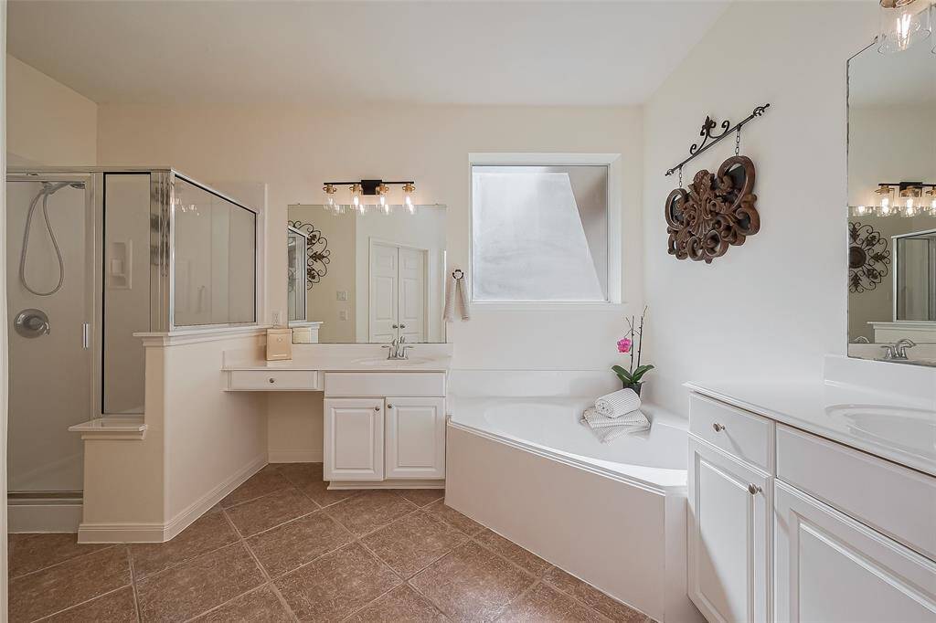 Separate shower